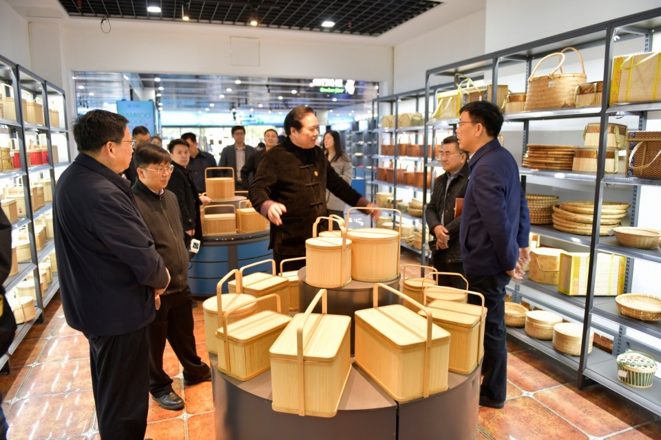 國家林草局國際竹藤中心一行調研考察中竹商貿集團